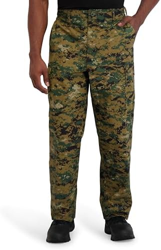 Propper BDU Trouser Button Fly - 100% Cotton Ripstop | Cotton Cargo Pants, Work Pant for Law Enforcement, First Responders