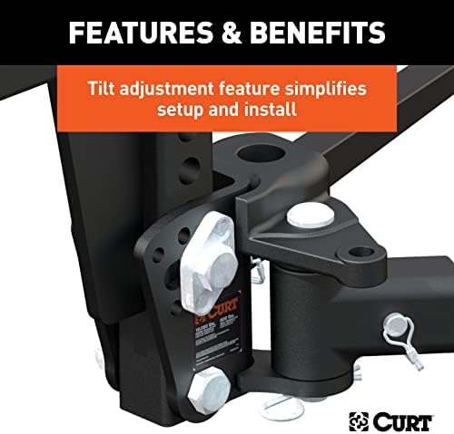 Deep Drop Trunnion Bar Weight Distribution Hitch (8K - 10K lbs, 30-5/8" Bars)