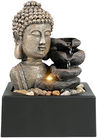 Resin LED Indoor Water Fountains | Office, Home Relocation Gifts