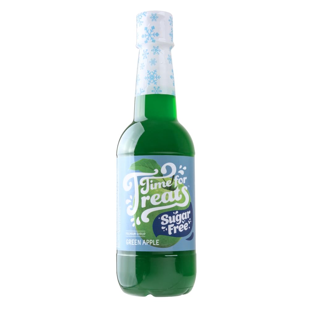Time For Treats 3-Pack Tropical Punch, Watermelon, Lime Syrup 16.9 Fluid Ounce Per Bottle for Snow Cones, Homemade Sodas, Cocktails, Coffee, Baking and More
