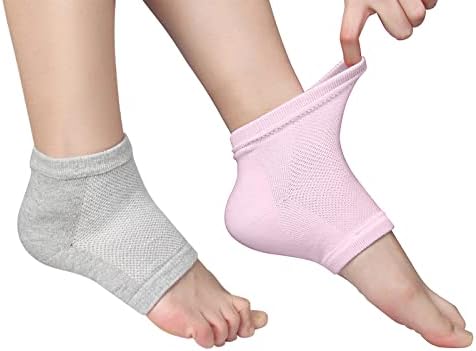 Codream Vented Moisturizing Socks Lotion Gel for Dry Cracked Heels 2 Pairs | Spa Gel Socks Humectant Moisturizer Heel Balm Foot Treatment Care Heel