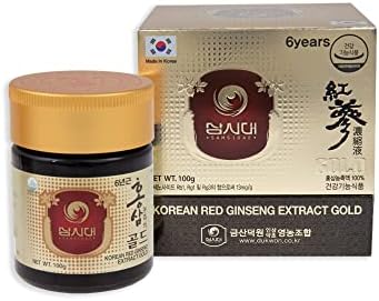 SAMSIDAE Korean Red Ginseng Extract Gold 100g, 6-Year