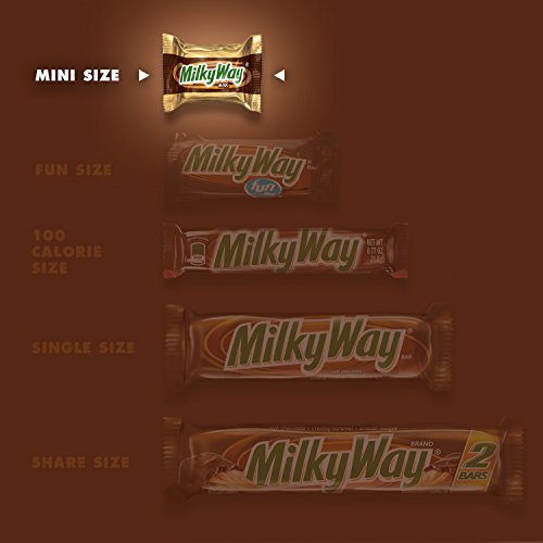 Milky Way Milk Chocolate Minis Size Candy Bars 11.5 Ounce