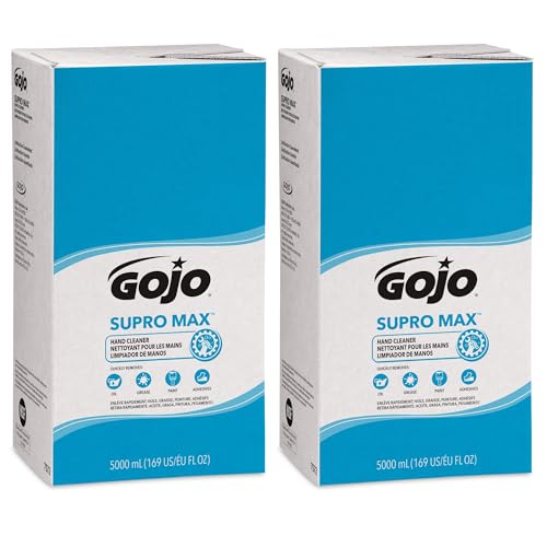 GOJO PRO TDX Supro Max Hand Cleaner Refill, Citrus, 4ct x 2000 mL-7272-04 | Citrus Scent Hand Cleaner and PRO TDX Push-Style Dispenser (7272-04)