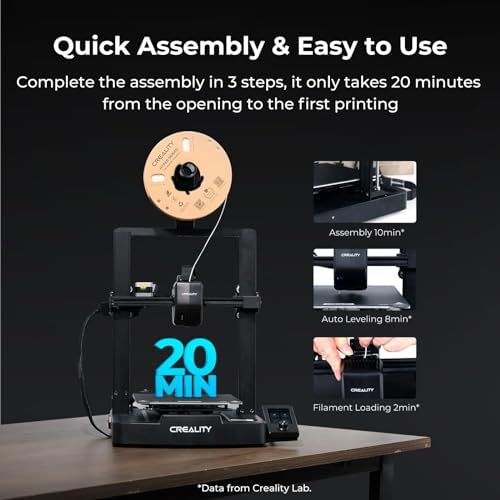 Creality Ender 3 V3 SE 3D Printer Bundle with PLA Filament 4 Packs（Black+White+Red+Blue）