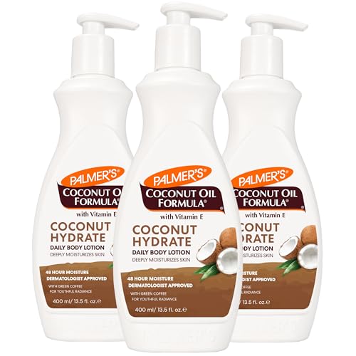 Palmer's Coconut Oil Formula Body Lotion for Dry Skin (13.5 Fl Oz) | A hydrating hand and body moisturizer with Green Coffee Extract and Vitamin E for 48 hour moisture and radiant skin