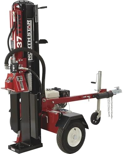 NorthStar Horizontal/Vertical Log Wood Splitter - 37-Ton, 270cc Honda GX270 Engine