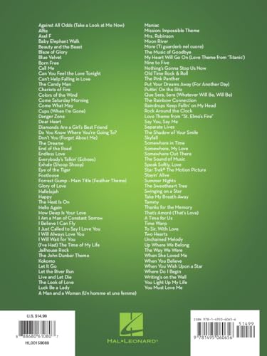 101 Movie Hits for Alto Saxophone | 101 Film Favorites Including Beauty and the Beast, Eye of the Tiger