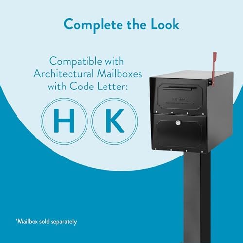 Architectural Mailboxes Oasis Pedestal Galvanized Steel Mailbox Post