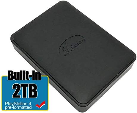 Avolusion 2TB USB 3.0 Portable External Hard Drive (for PS4, Pre-Formatted) HD250U3-X1-2TB-PS