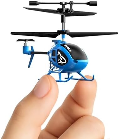 SYMA S100 Mini RC Helicopter for Kids, Indoor Flying, Altitude Hold, Black