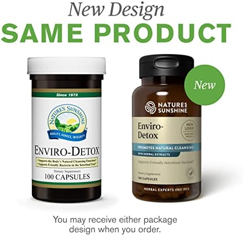 Nature's Sunshine Enviro-Detox, 100 Capsules | Removes Pollutants and Toxins that can Build Up, Slow Normal Cleansing, and Supports Digestion