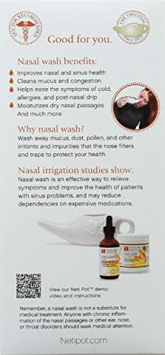 Himalayan Chandra Neti Pot Complete Sinus Cleansing System Starter Kit