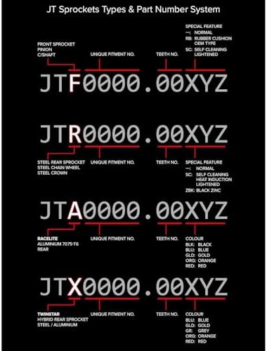 JT Sprockets JTR269.45 45T Steel Rear Sprocket