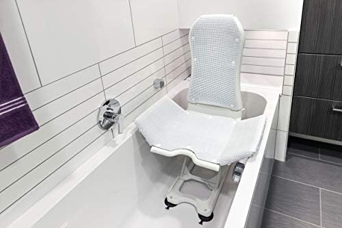 Aquatec Marine Bathlift for Tub Battery Powered Lifts 300 Pound Includes Seat and Back Cover