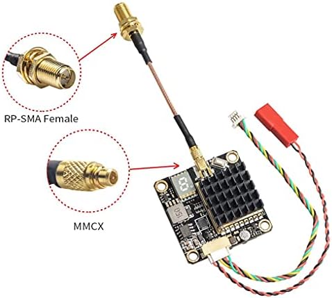 5.8GHz FPV VTX PIT/250/500/1000/2000mW Long Range Switchable Transmitter Support OSD Configuration Using Smart Audio and Microphone with MMCX