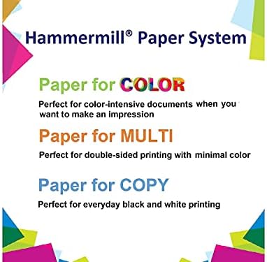 Hammermill 102269 Recycled Colored Paper, 20lb, 8 1/2 x 11, Lilac, 500 Sheets/Ream