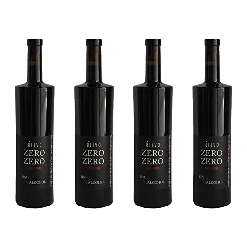 Élivo Zero Zero Deluxe Red Dealcoholized 0.0% Non-Alcoholic Red Wine From Spain 750ml, Low Sugar, Low Calories (1 Bottle)
