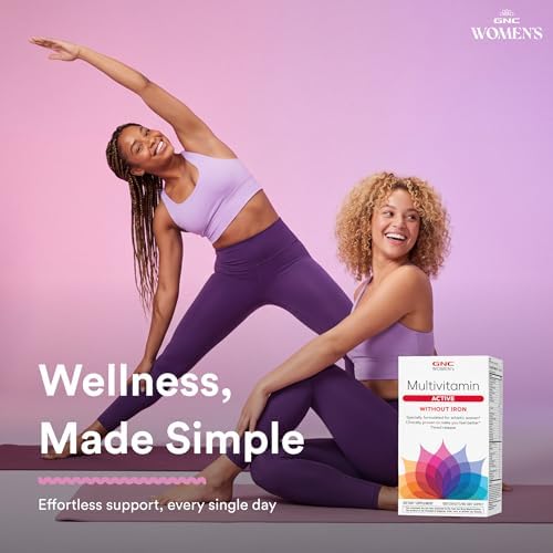GNC Women's Multivitamin Active Without Iron, Joint Health, 180 Caplets
