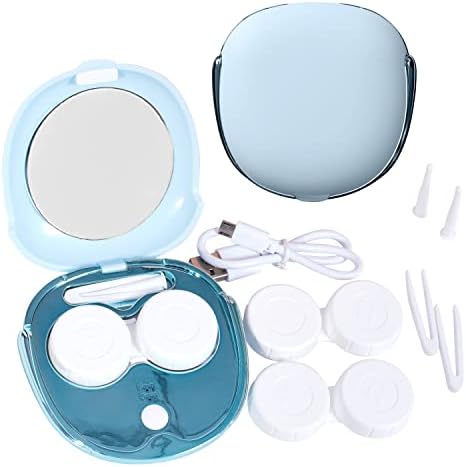 Lasiyanor Contact Lens Travel Kit with Cleaner Washer