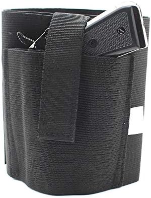 Ankle Holster for Concealed Carry Fits Ruger LC9 LCP G42 43 36 26 S&W Bodyguard .380 .38 Similar Size Handguns