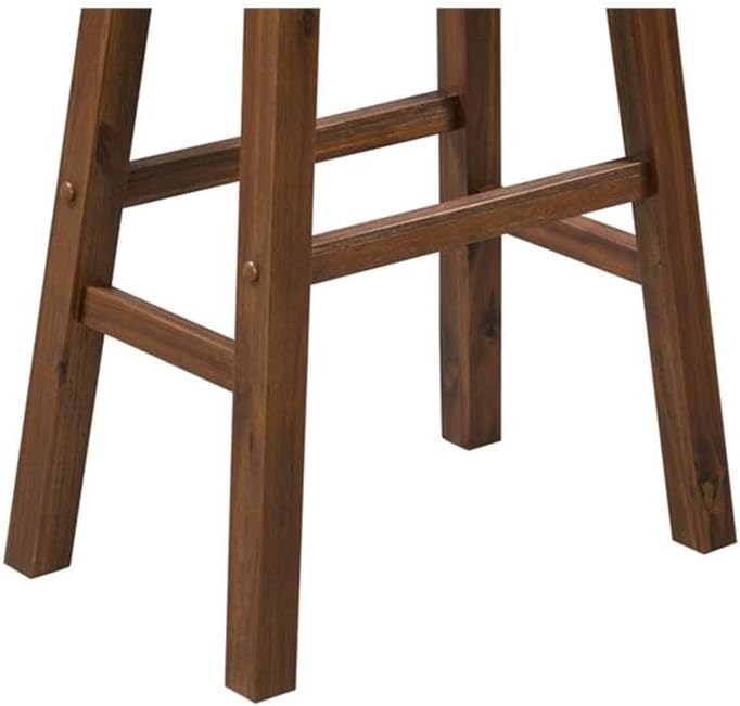 Boraam Sonoma Saddle Stool, Chestnut