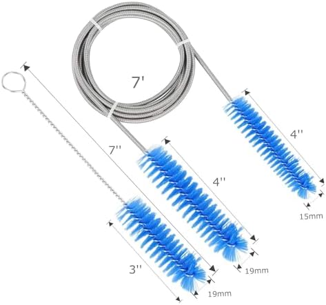 Universal CPAP Tube and Mask Cleaning Brush - Stainless Steel Cleaner for CPAP Hoses and Mask - Wire Bristle Solution - Portable