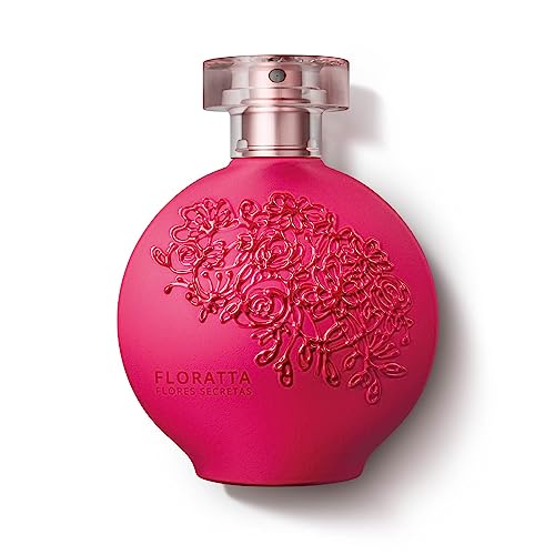 O Boticário Floratta Rose Eau de Toilette - Classic Floral Fragrance for Women - Fresh Gardenia & Romantic Rose - Long Lasting Everyday Womens Perfume - Cruelty-Free & Vegan - 2.5 oz (75 ml) | Classic fresh gardenia and romantic rose scent profile. Light…