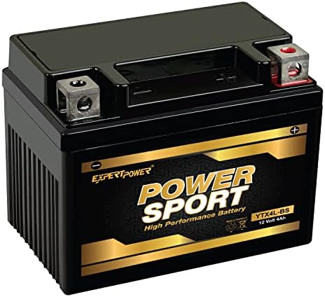 ExpertPower YTX4L-BS AGM Motorcycle & ATV Battery 12V 4Ah 120 CCA