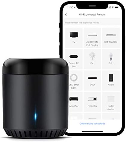 Broadlink RM Mini 3 2.4G Wi-Fi IR Smart Hub Learning Remote for TV