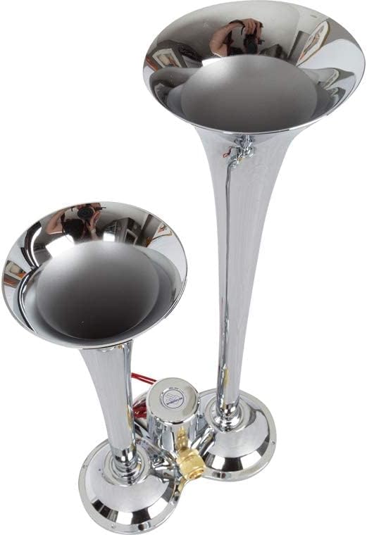 PsychoBlasters Chrome Air Horn Only - 2 Trumpets