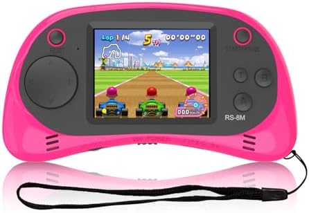 Kids Handheld Portable Video Game Player with 200 Games - 16 Bit 2.5 Inch Screen Mini Retro Electronic Machine for Boys Girls
