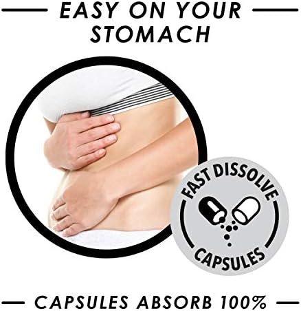 Sport Formula Daily Keto Superfood Multivitamin BCAA Amino Acid Powder Capsules for Men and Women. Won't Upset Your Stomach: Natural Vitamin B