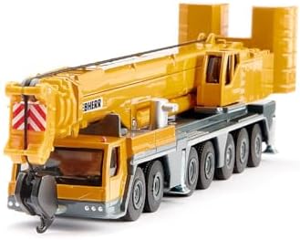 Siku 1886, Liebherr Mobile Crane, 1:87, Metal/Plastic, Yellow, Movable Parts