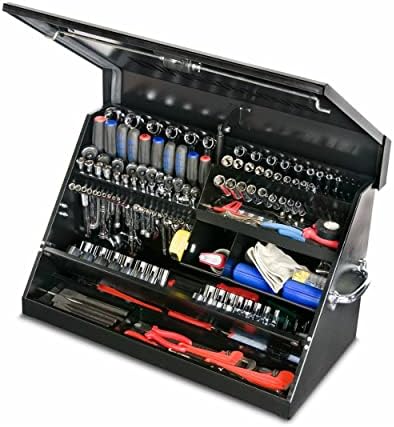 Montezuma ME300B 30-Inch Portable TRIANGLE Toolbox, Black