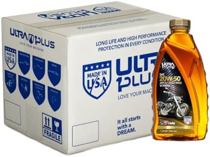 20W-50 Full Synthetic V-Twin 4T Motorcycle Engine Oil 5 Gallon Pail