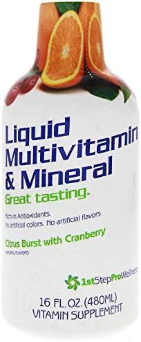 1st Step for Energy Liquid Multivitamin & Mineral Citrus Burst 16 fl oz (1 pt) 473 ml