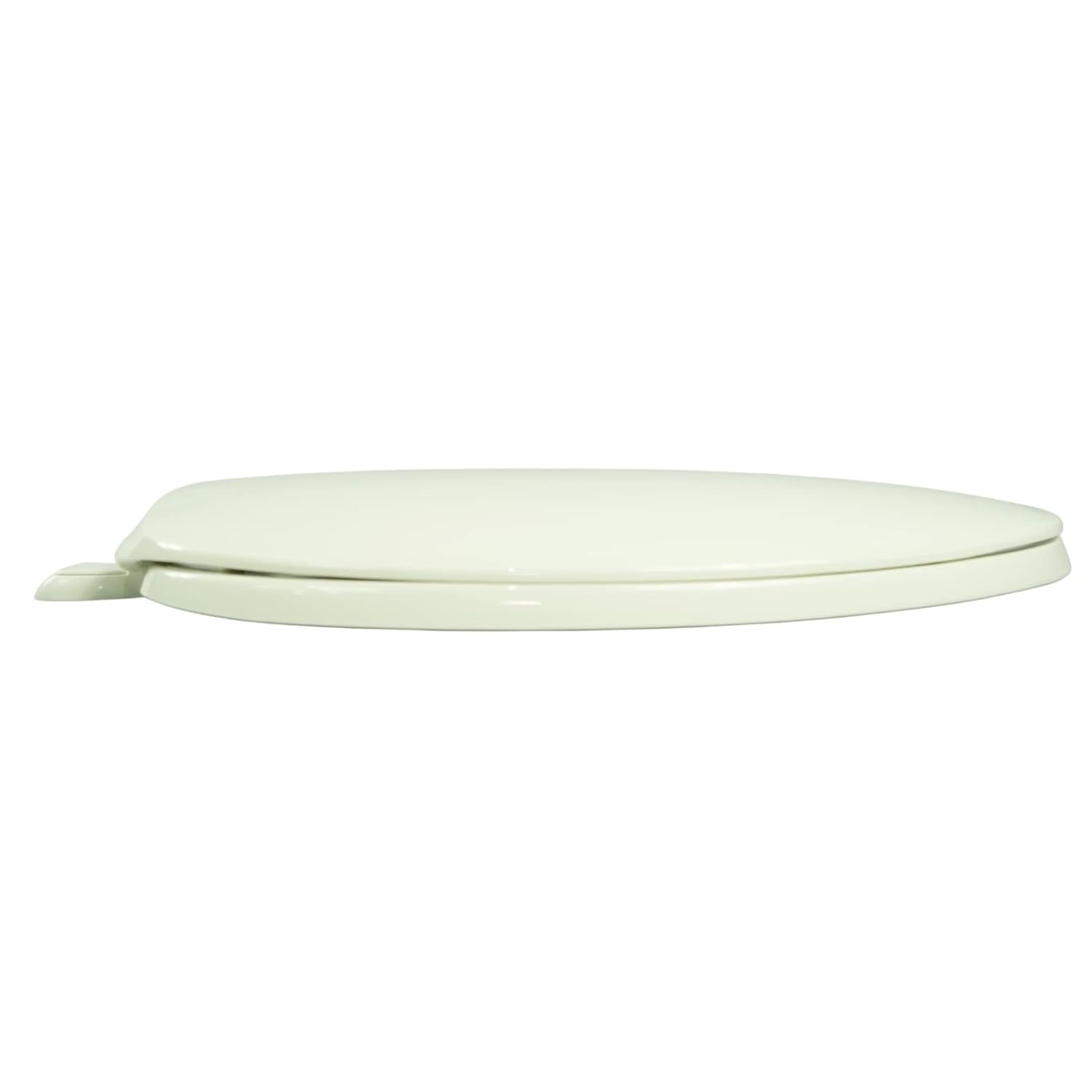 Centoco Toilet Seat Elongated, Residential, Top Mount Plastic Hinge, Black | Plastic, Closed Front, Cover, Made in the USA, 600-407