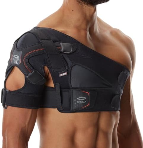 Shock Doctor Shoulder Brace for Men, Shoulder Support Brace, Prevents & Promotes Healing from AC Sprains, Rotator Cuff Shoulder Brace & Moderate Separations, Rotator Cuff Support Brace