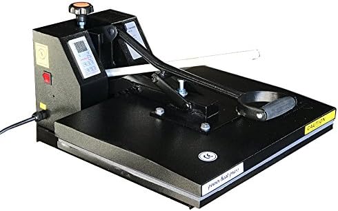 Fancierstudio Heat Press 16x20 Lower Platen Pull Out 5.5" Sublimation Rhinestone Heat Press FS16x20BP Black
