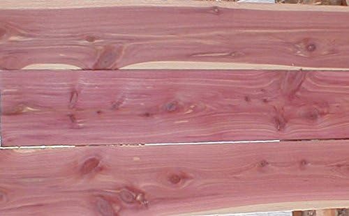 Woodchucks Wood All Eastern Red Cedar 3/4" Thick Boards - Box of 15-20 Pieces