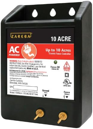 Zareba 10 ACRE AC Powered Solid State Fence Charger