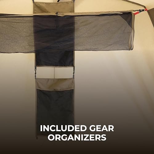 Teton Sports Canvas Tents, Tent for Family Camping in All Seasons, The Right Shelter for Your Base Camp, Waterproof