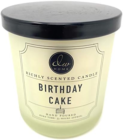 DW Home Medium Single Wick Candle, Birthday Cake