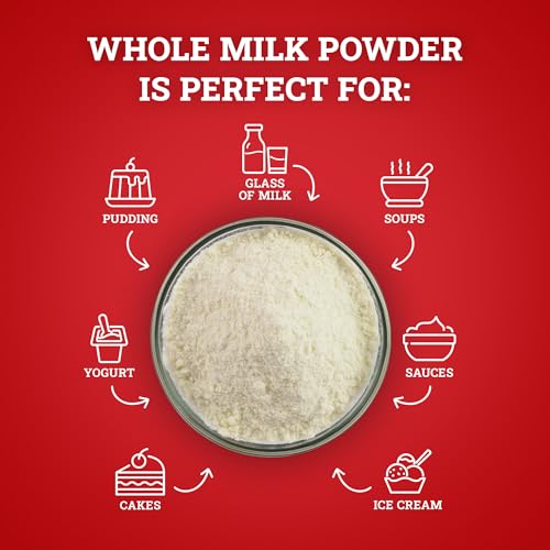Whole Milk Powder by Hoosier Hill Farm, 1 Pound (Pack of 1)