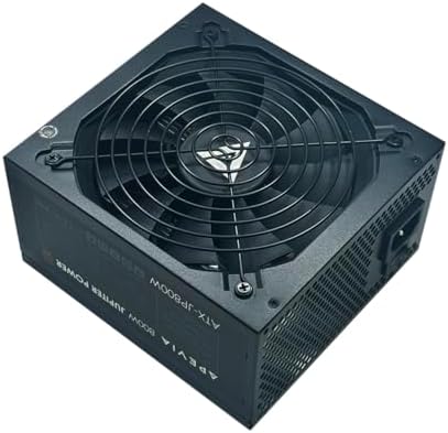 Apevia ATX-JP800W Jupiter 800W 80 Plus Bronze Certified Active PFC ATX Gaming Power Supply, Supports Dual/Quad Core CPUs, SLI/Crossfire/Haswell, 3 Year Warranty | 80+ Bronze PSU, Auto Thermal Controlled 135mm Fan, Heavy Duty Protections, Active PFC, Low…