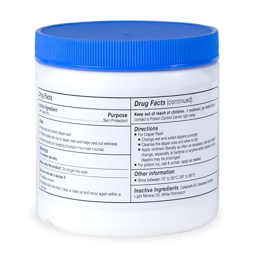 CareAll Zinc Oxide 20% Skin Protectant Barrier Ointment 15 oz., Provides Relief
