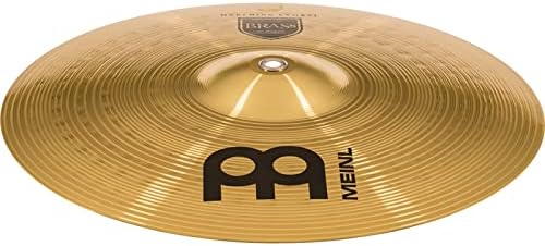 Meinl 14” Marching Cymbal Pair with Straps - Brass Alloy Traditional Finish - Made In Germany, 2-YEAR WARRANTY (MA-BR-14M)