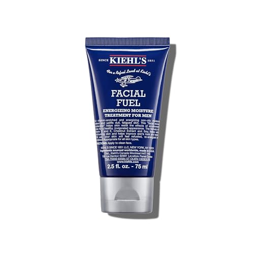 Kiehl's - Facial Fuel Men's Energizing Moisturizer | Men's Daily Face Moisturizer to Revive Skin - With Vitamin Cg & Caffeine - Fast Absorbing & Non-Greasy
