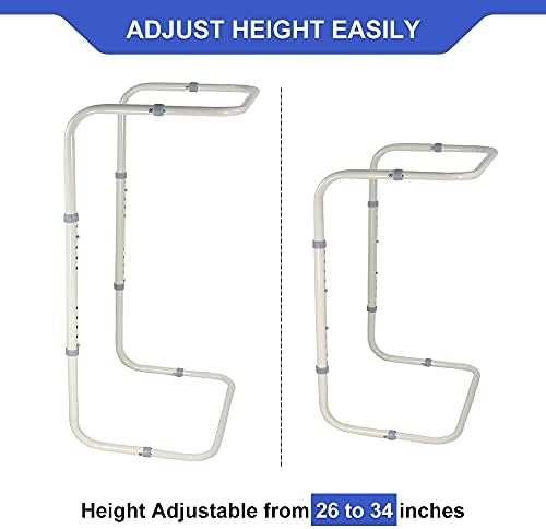 Zelen Blanket Lifter for Feet Lift Bar Sheet Riser Foot Tent Blanket Support Holder 26-34'' Adjustable Bed Cradle Assistance Device Hospital Bed
